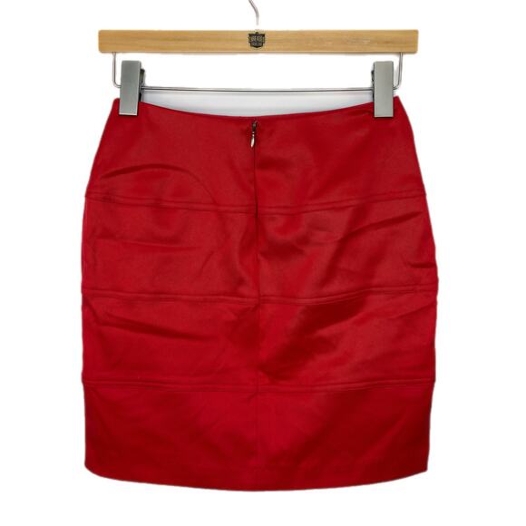 Y2K Corpcore Red Sleeveless Vest Skirt Suit - Women's Size 4 - Picture 8 of 11